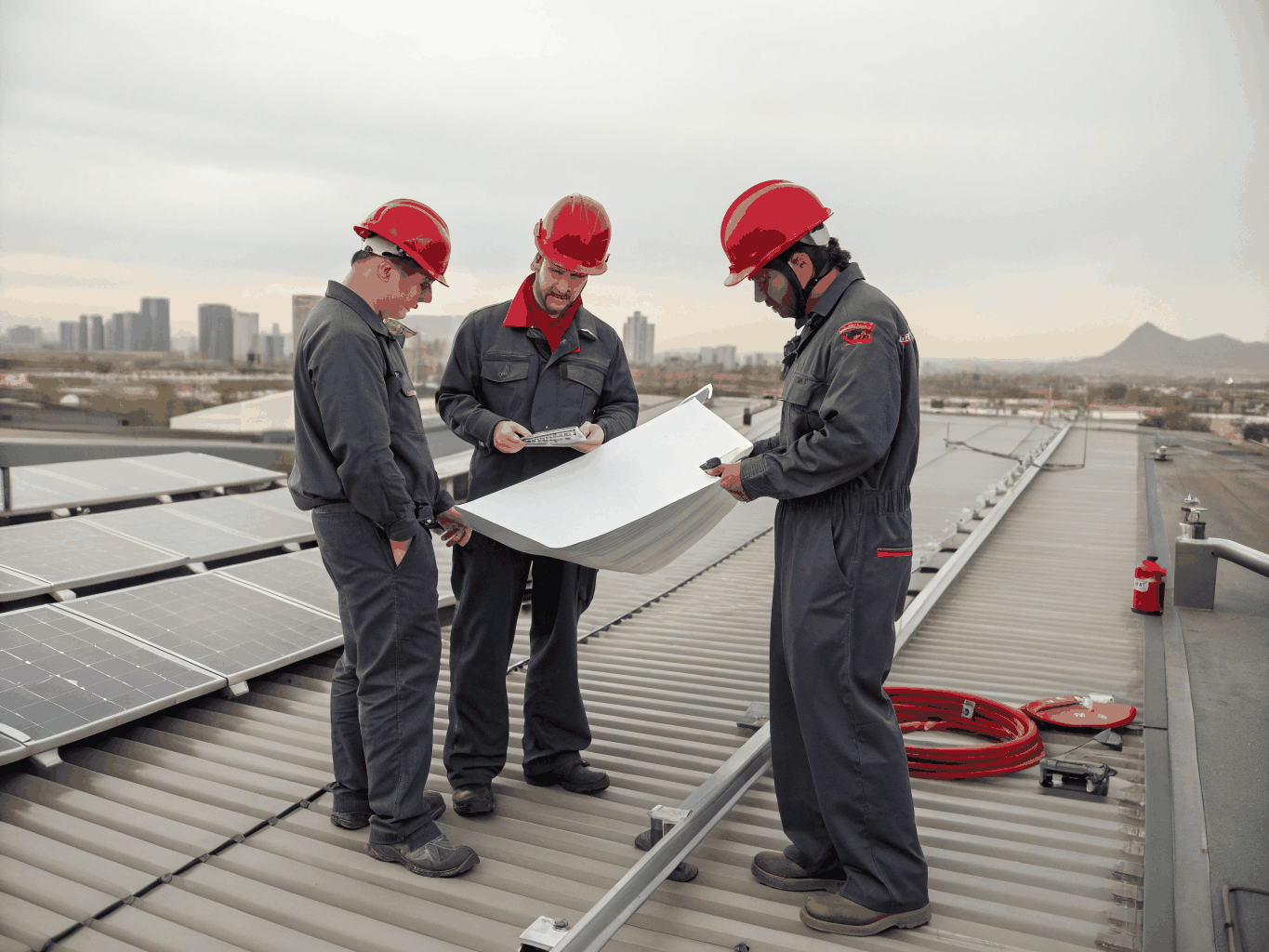 Certified trade technicians ready for emergency dispatch
