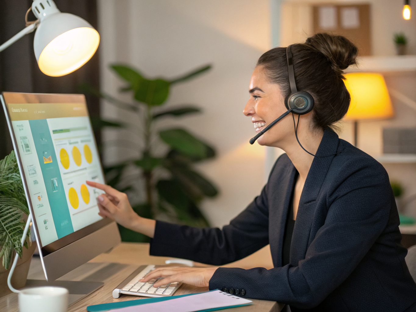 Customer care representatives assisting homeowners with quotes