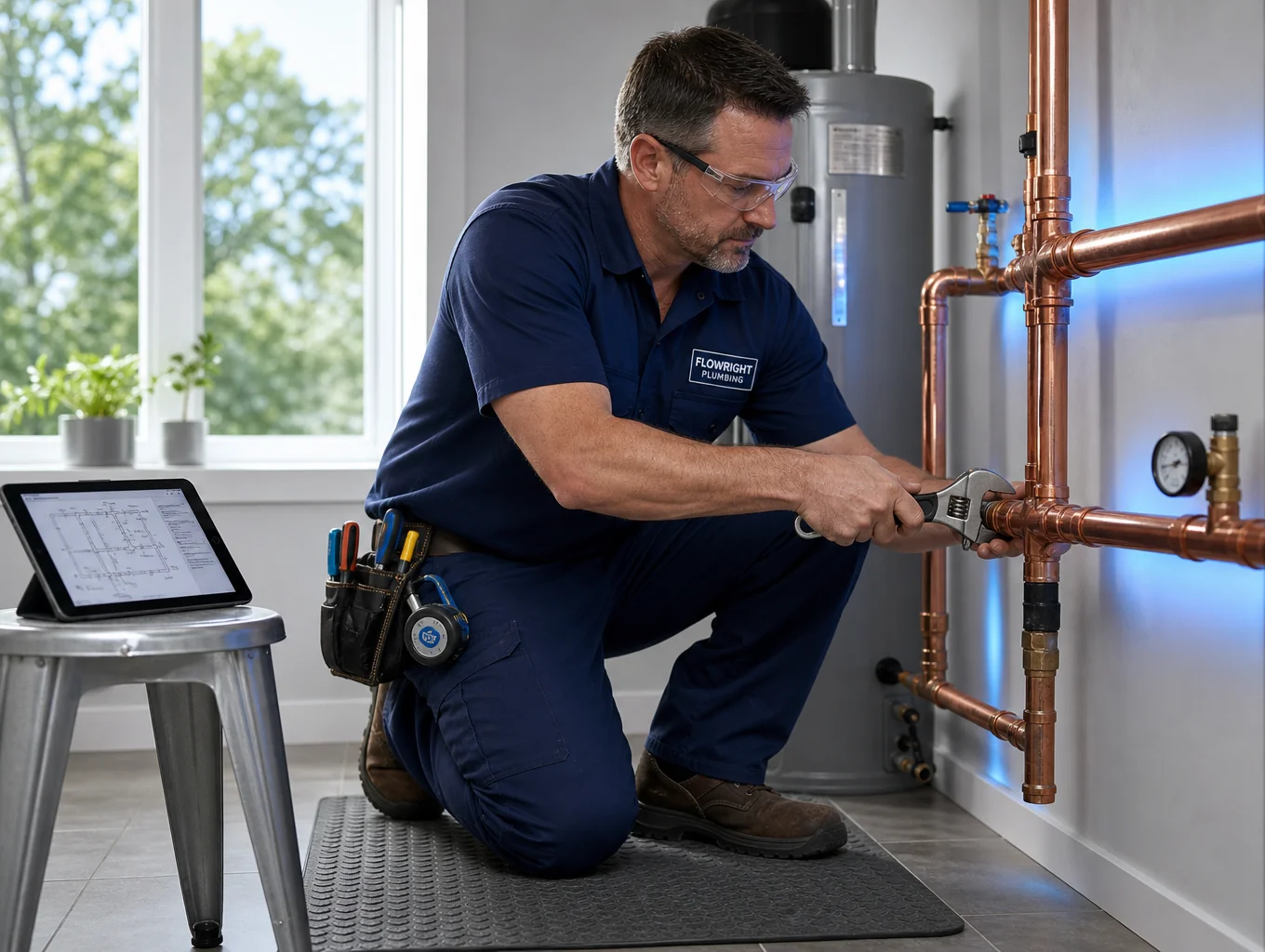 Professional handyman performing home maintenance and repairs in Atlanta