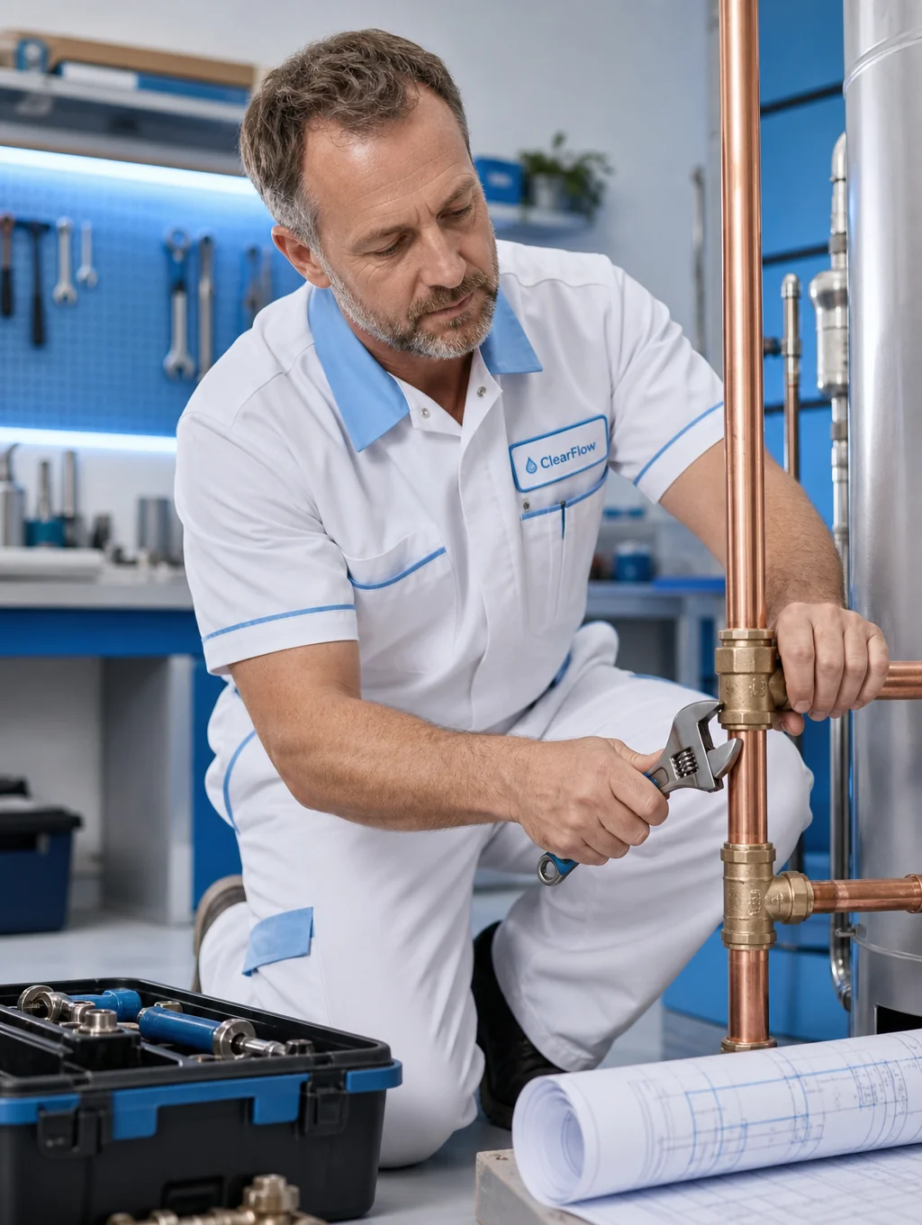 Portrait of James Wilson, Master Plumber