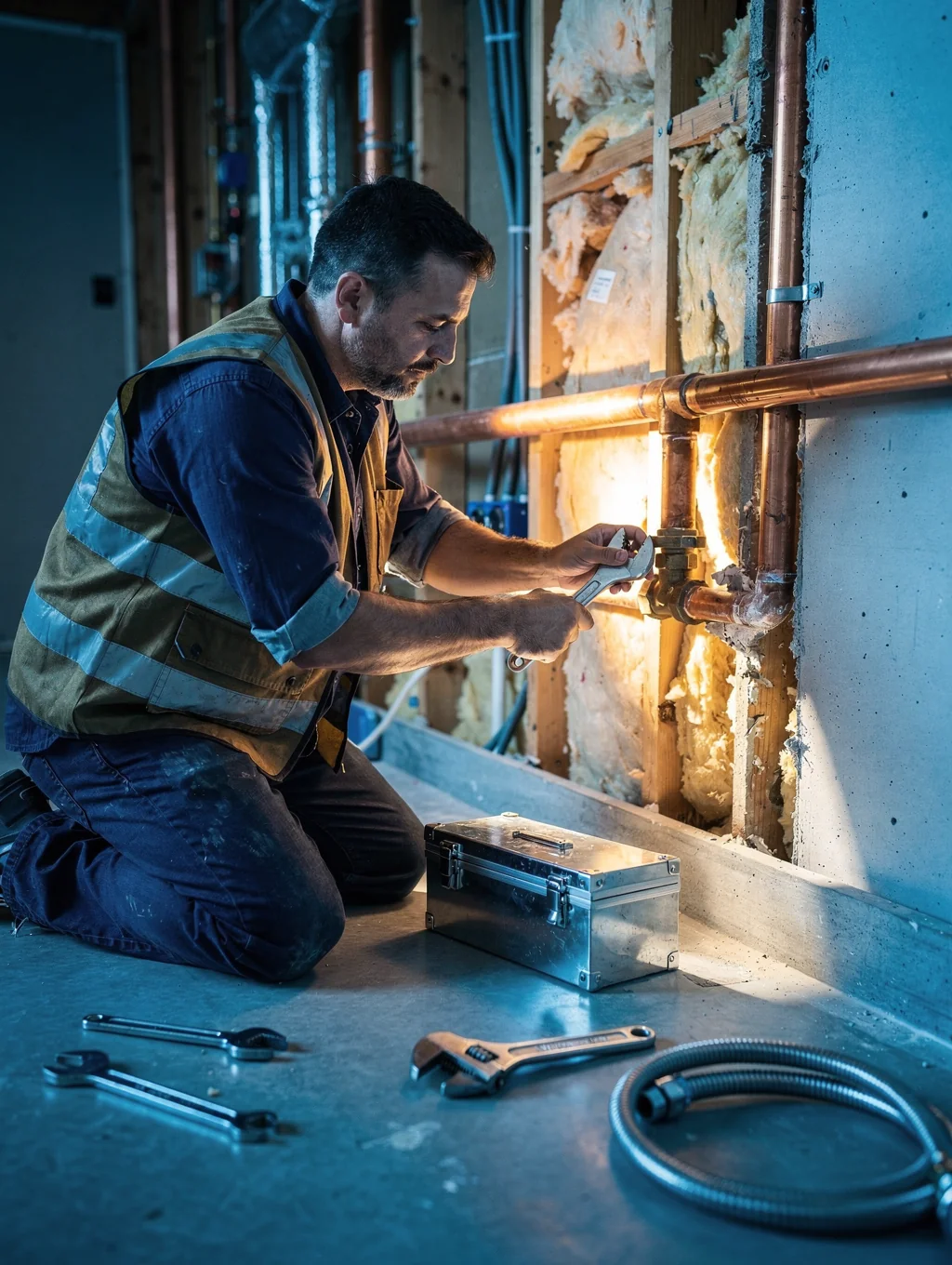 Portrait of Robert Taylor, Master Plumber